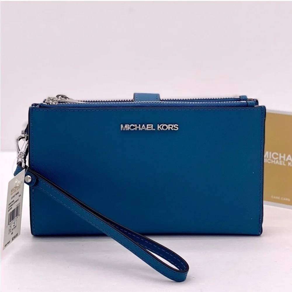 Michael Kors DoubleZip Wallet Wristlet Phone Case
